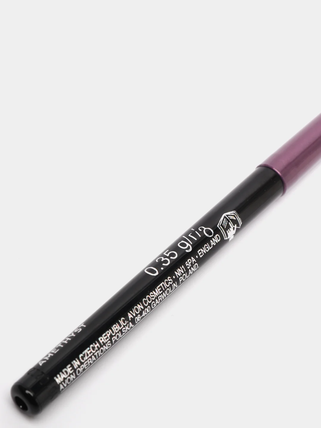 Аметистовый карандаш для глаз выкручивающийся Avon "Диамант", с мерцающим эффектом, 12 цветов