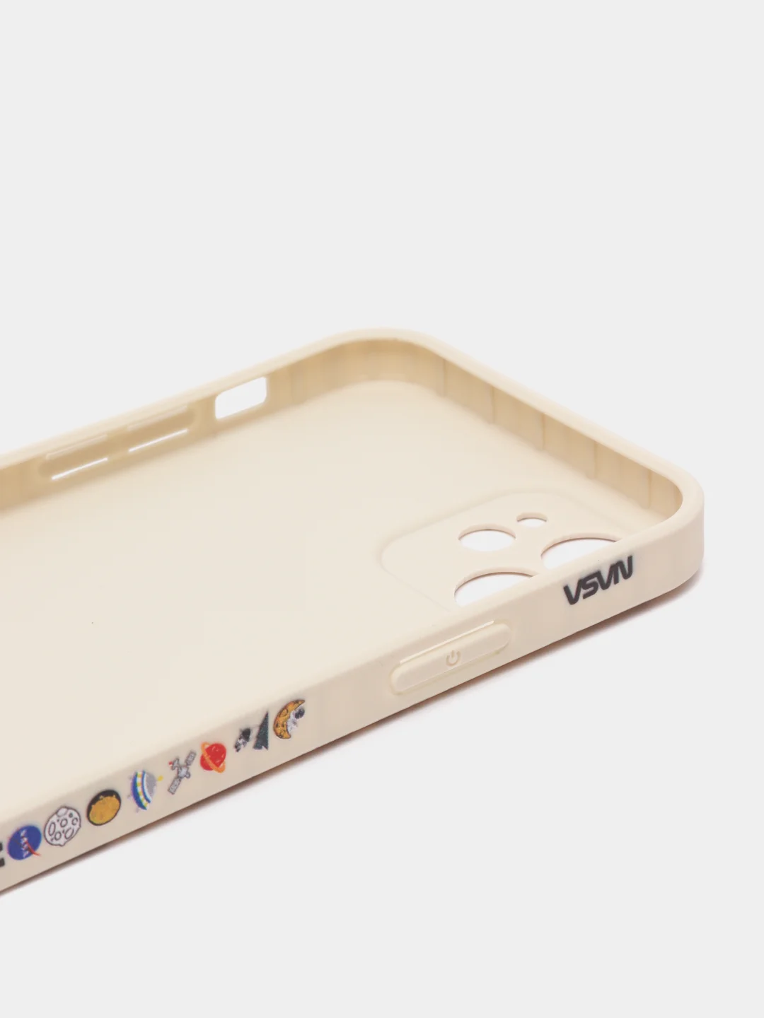 Ледяной чехол на айфон 13 Про с принтом, космос, астронавт, чехол для iPhone 13 Pro