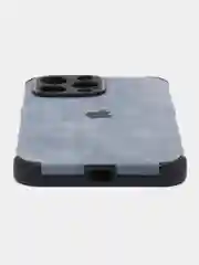 Синий чехол на айфон 11, 12, 13, 14, 15, Про Макс, Pro Max, XS, XR, мини, mini