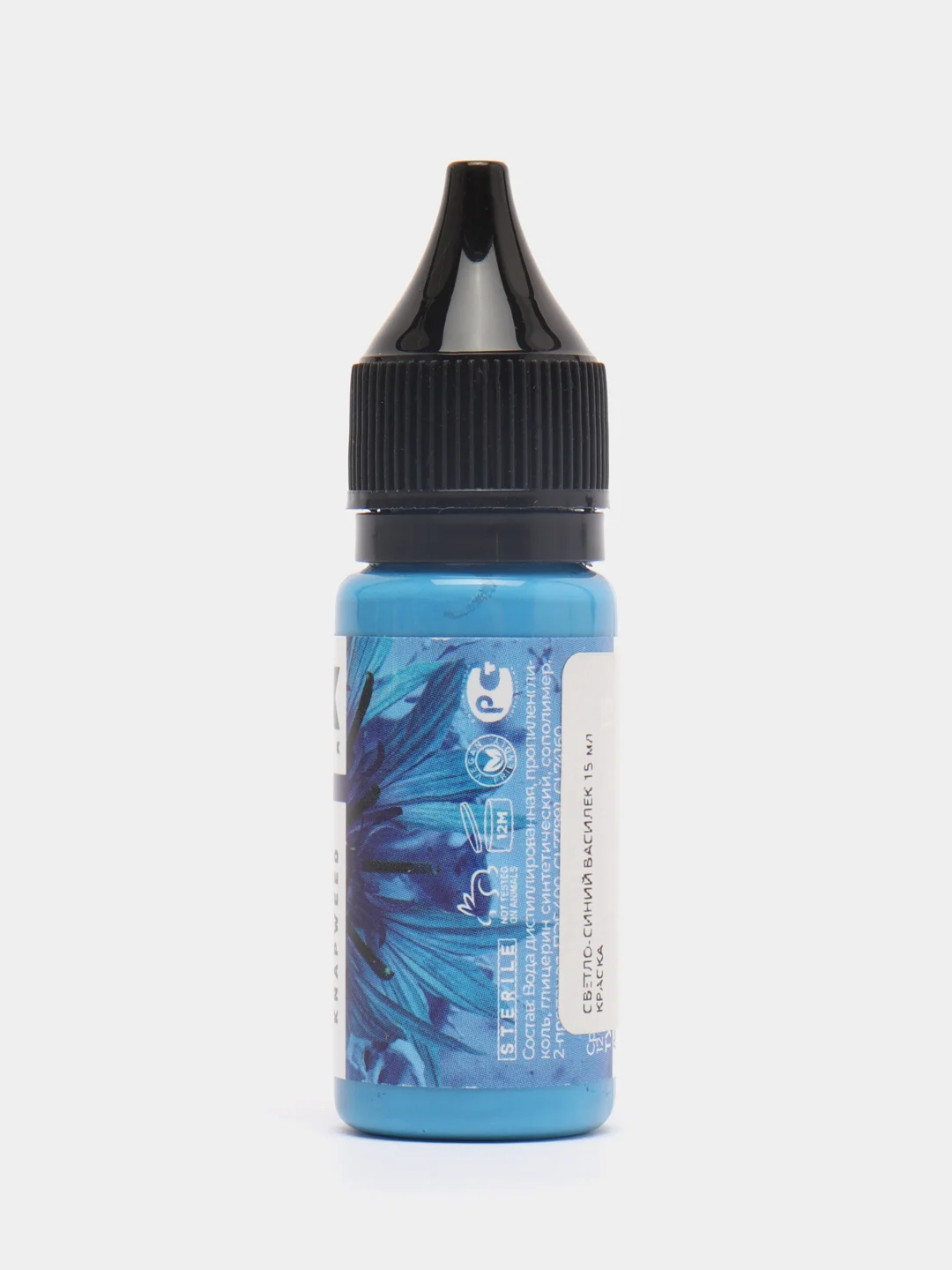 Краска для тату Tattoo ink, цветные оттенки, 15 мл