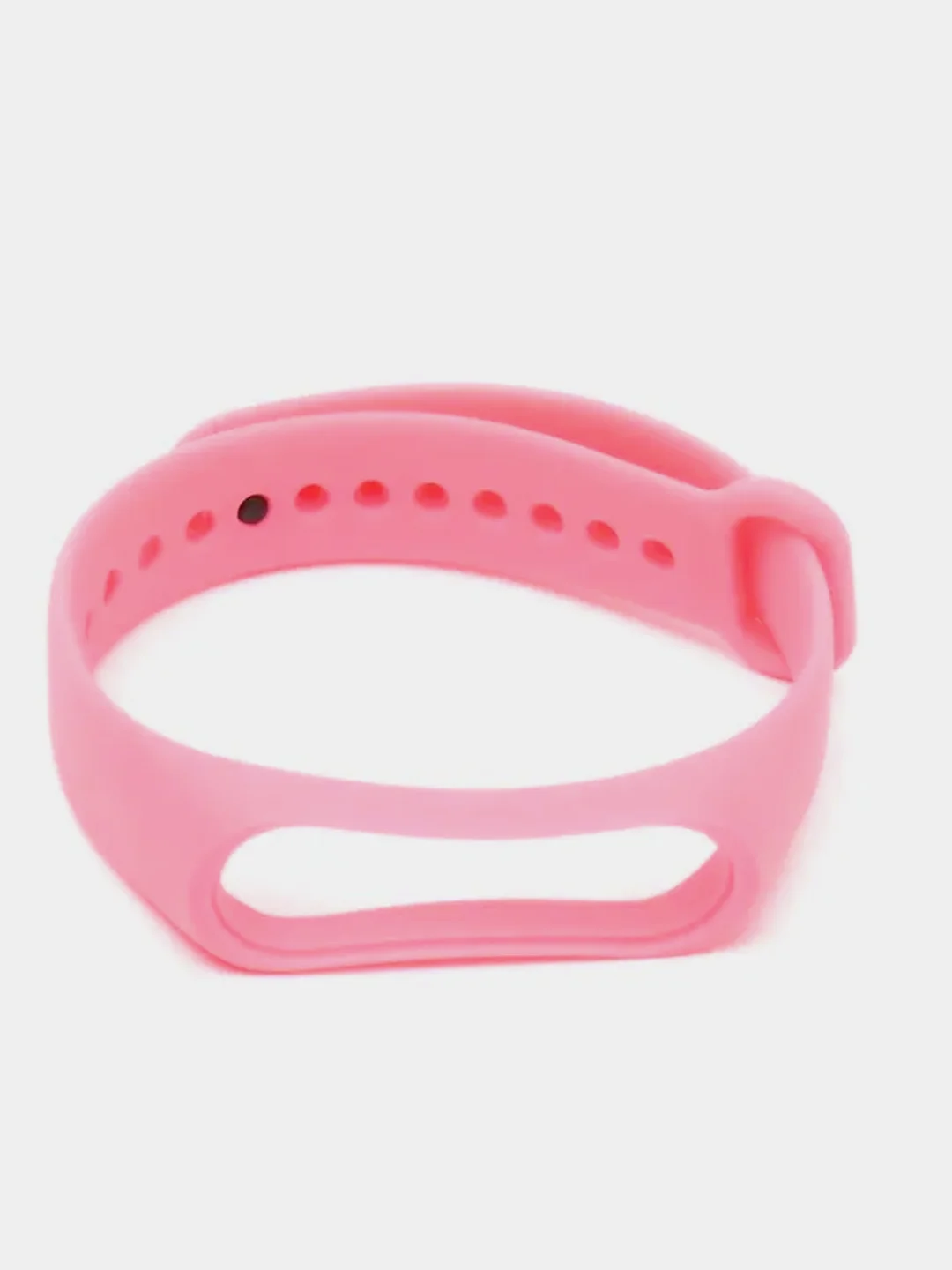 Розовый ремешок силиконовый для фитнес браслета Xiaomi Mi Band 3, Mi Band 4 (Ми Банд 3, Ми Банд 4)