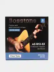 Струны Bosstone AS B, для акустической гитары, бронза
