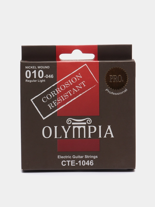 Струны для электрогитары Olympia CTE, с устойчивостью к коррозии