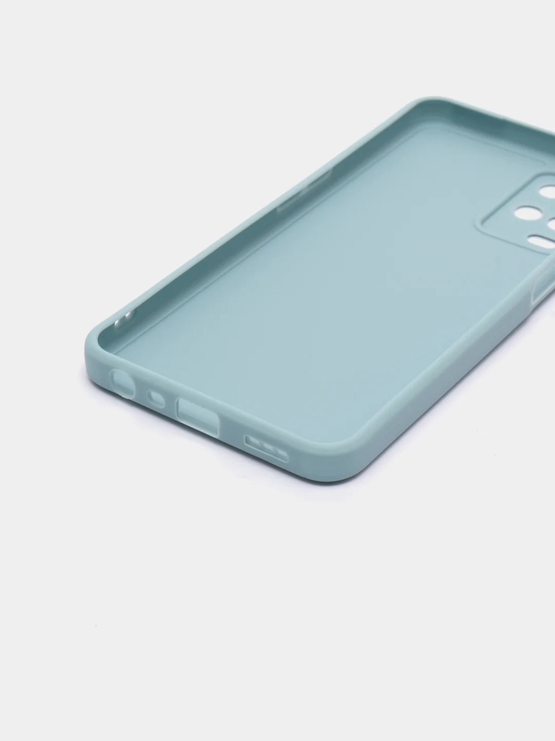 Мятный чехол для OPPO A54 (Оппо А54), прозрачный