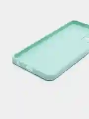 Бирюзовый чехол для OPPO A54 (Оппо А54), прозрачный