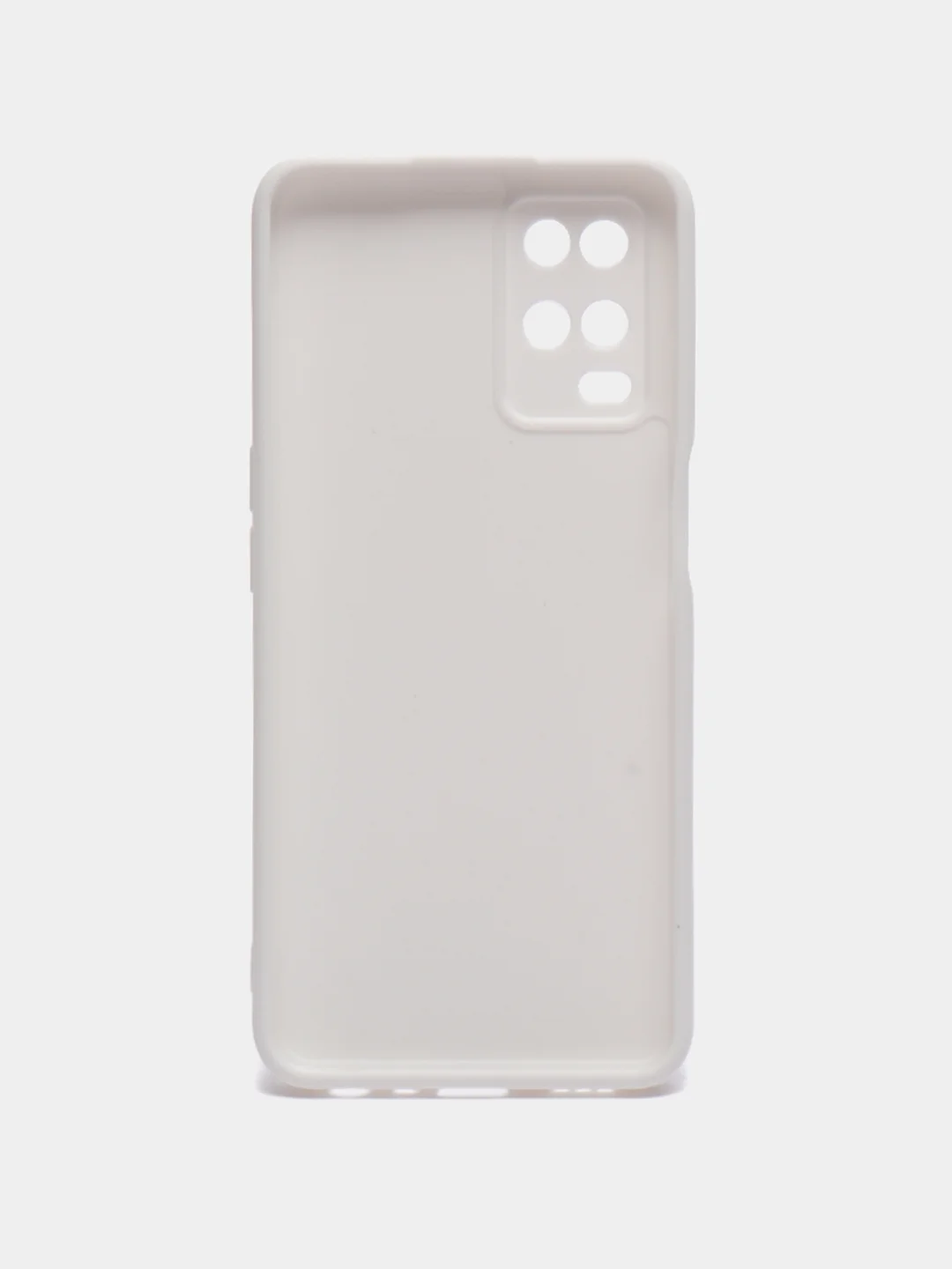 Белый чехол для OPPO A54 (Оппо А54), прозрачный