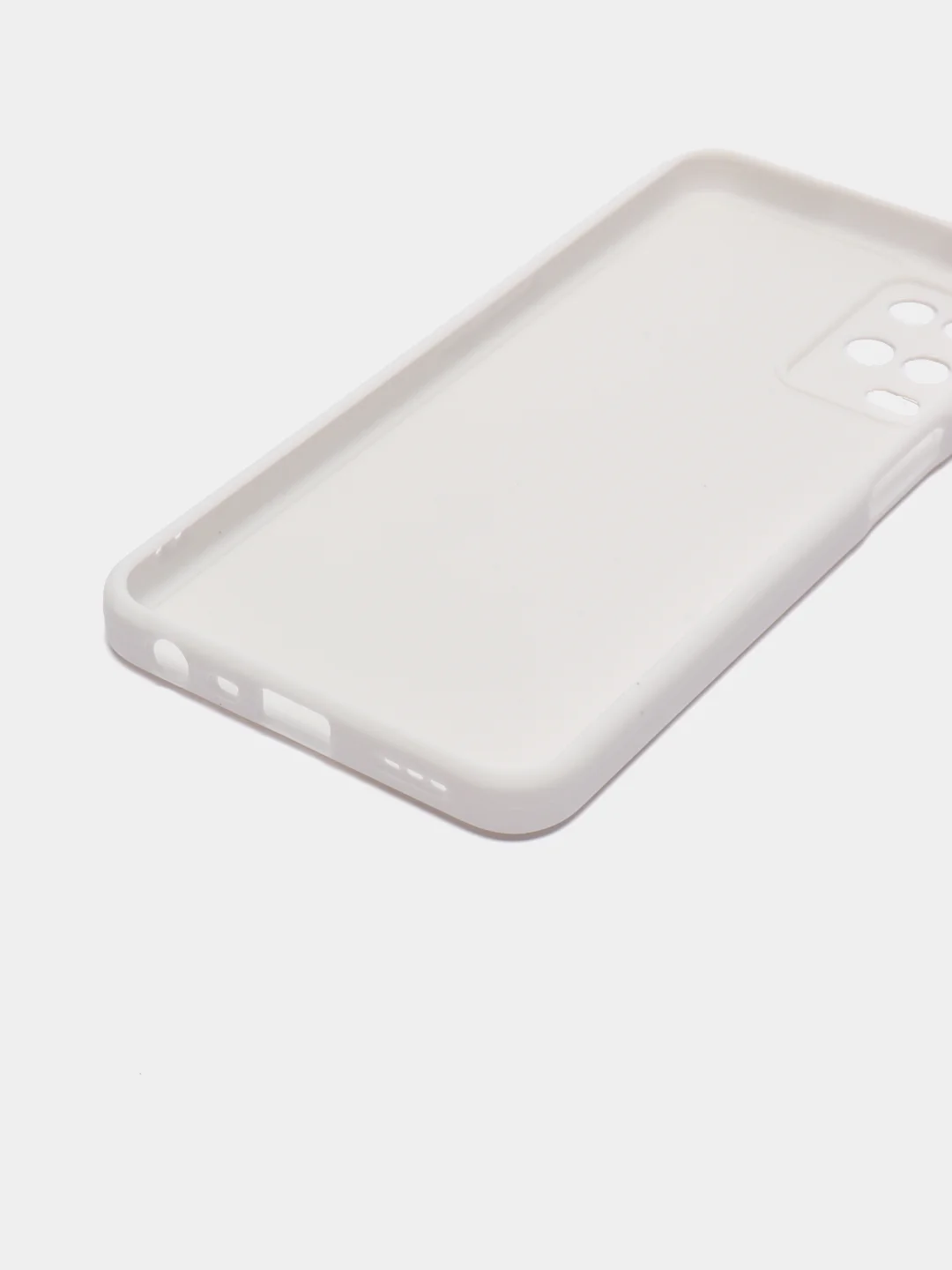 Белый чехол для OPPO A54 (Оппо А54), прозрачный