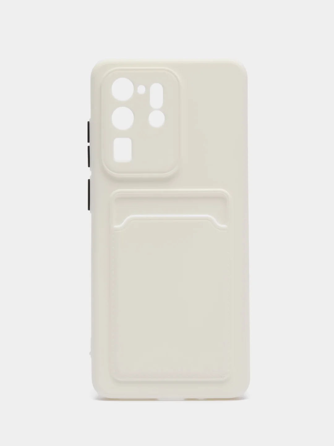 Бежевый меланж чехол с карманом для карт Samsung Galaxy S20 S21 FE Plus Ultra S22