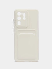 Чехол с карманом для карт Samsung Galaxy S20 S21 FE Plus Ultra S22