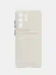 Бежевый меланж чехол с карманом для карт Samsung Galaxy S20 S21 FE Plus Ultra S22