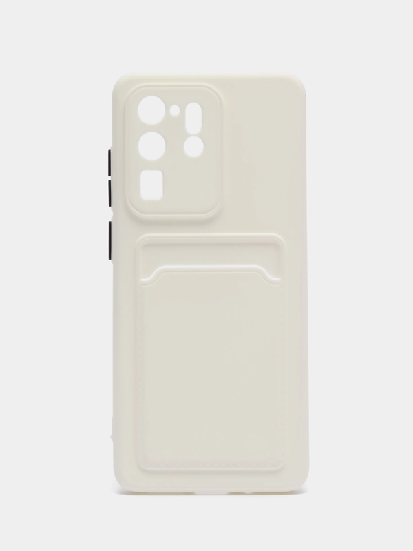 Чехол с карманом для карт Samsung Galaxy S20 S21 FE Plus Ultra S22