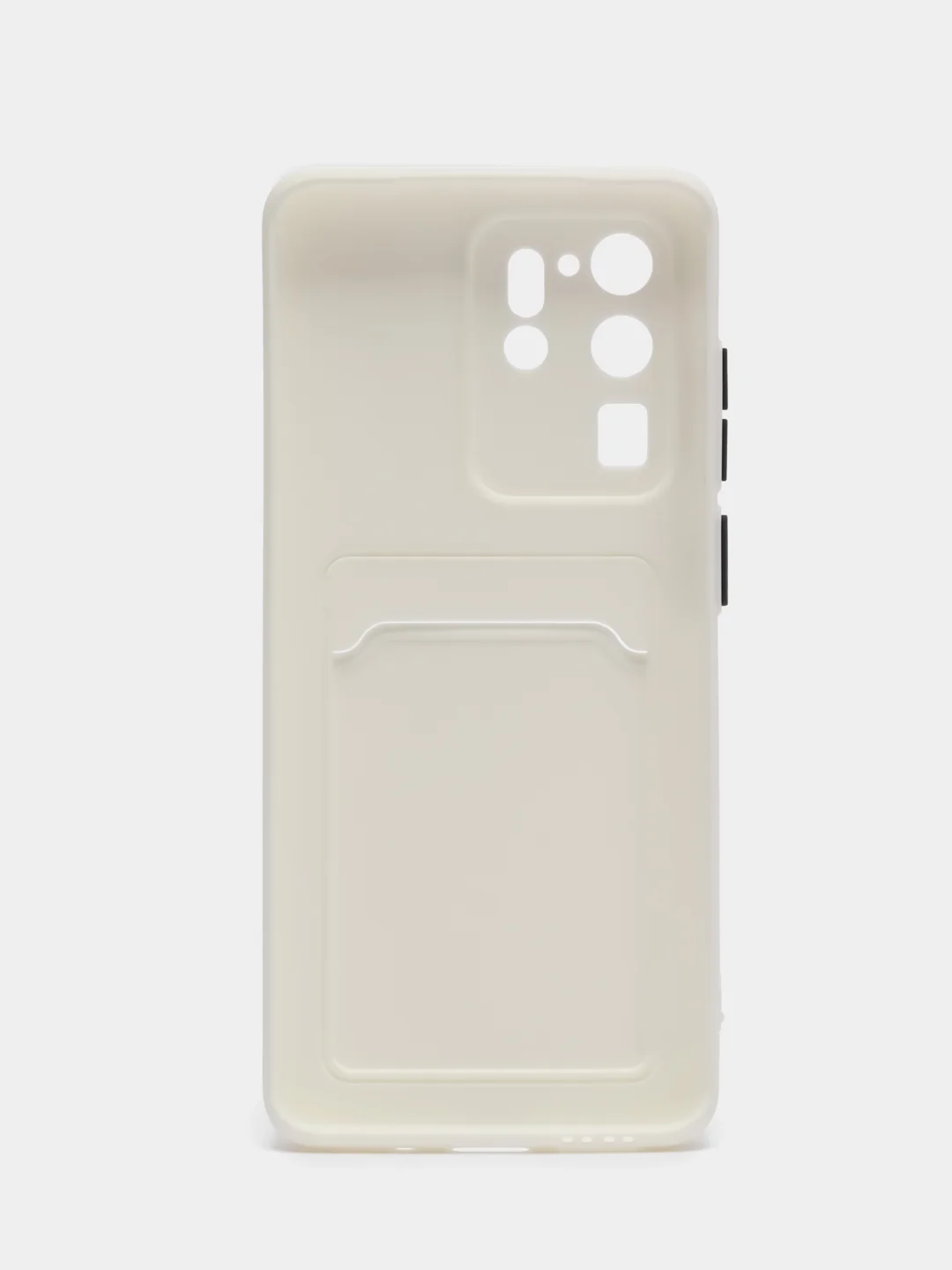 Бежевый меланж чехол с карманом для карт Samsung Galaxy S20 S21 FE Plus Ultra S22