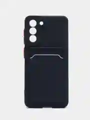 Темно-синий чехол с карманом для карт Samsung Galaxy S20 S21 FE Plus Ultra S22