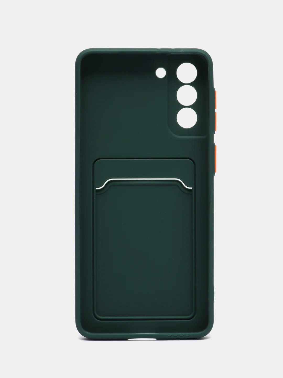 Зеленый чехол с карманом для карт Samsung Galaxy S20 S21 FE Plus Ultra S22
