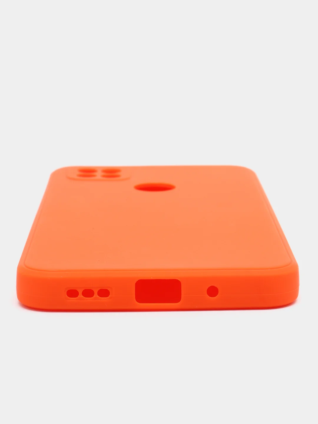 Оранжевый чехол Xiaomi Redmi 9C, Redmi 9C NFC, Redmi 10A (Редми 9С 9С НФС 10А)прозрачный силиконовый