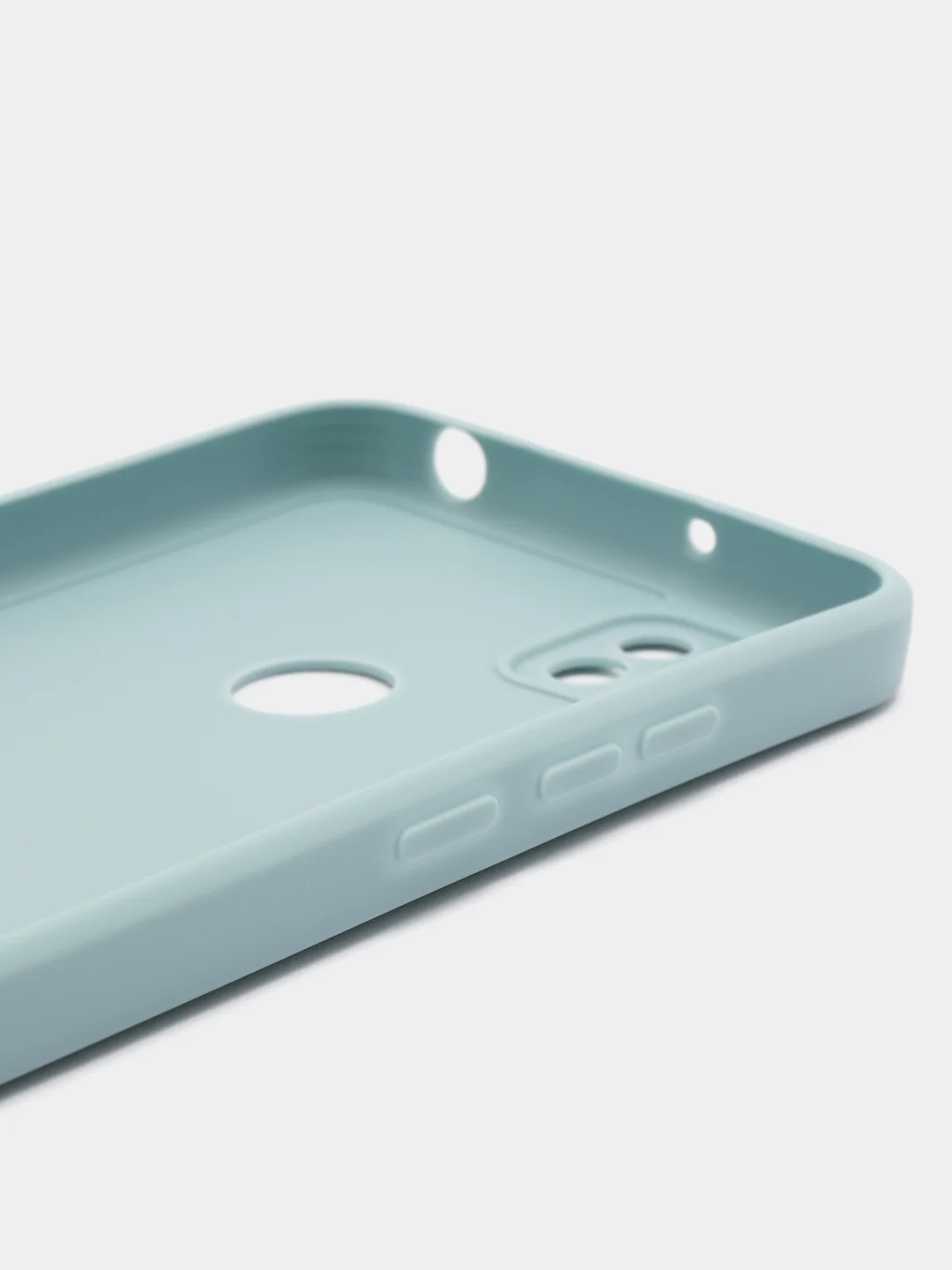 Светло-синий чехол Xiaomi Redmi 9C, Redmi 9C NFC, Redmi 10A (Редми 9С 9С НФС 10А)прозрачный силиконовый