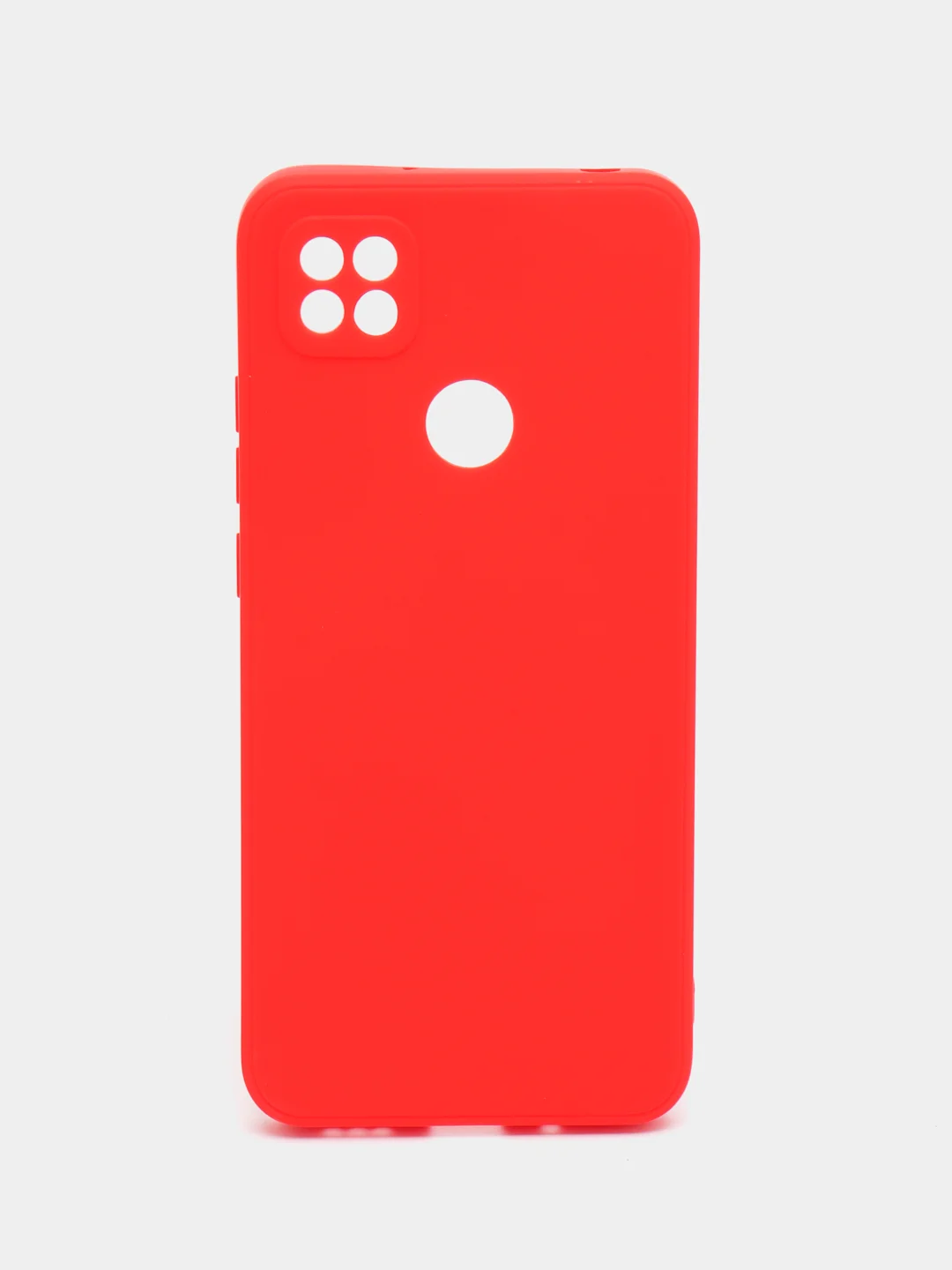 Красный чехол Xiaomi Redmi 9C, Redmi 9C NFC, Redmi 10A (Редми 9С 9С НФС 10А)прозрачный силиконовый