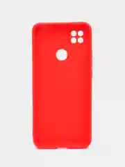 Красный чехол Xiaomi Redmi 9C, Redmi 9C NFC, Redmi 10A (Редми 9С 9С НФС 10А)прозрачный силиконовый