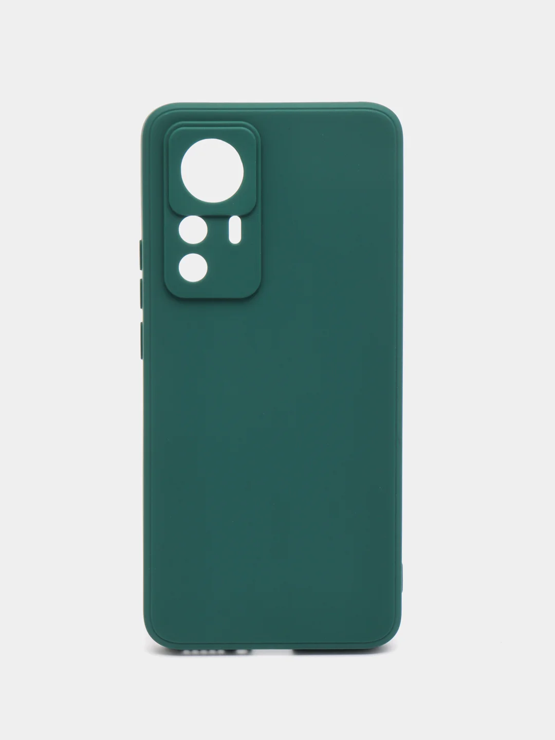 Тёмно-зелёный чехол Xiaomi 12T / 12T Pro / Сяоми 12Т / 12Т Про силиконовый