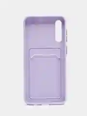 Лавандовый чехол с карманом для карт Samsung Galaxy A31/A51/A71/A12/A22/A32/A52/A72/A50/A13/A33/A53