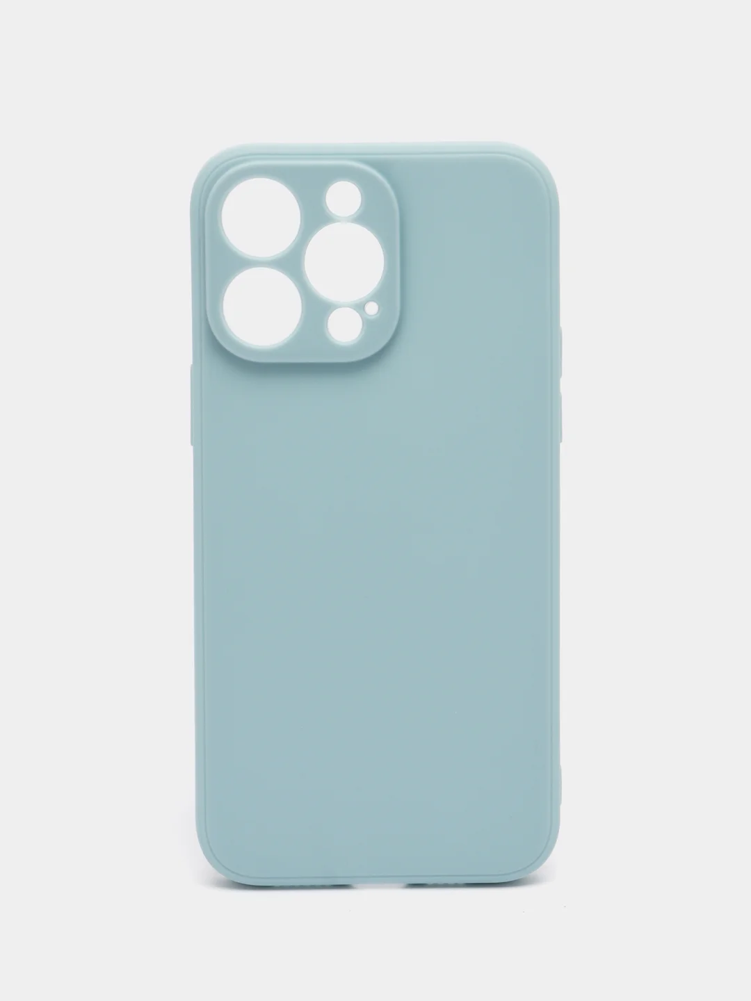 Светло-синий чехол для iPhone 14 / 14 Pro / 14 Plus / 14 Pro Max (айфон 14) силиконовый