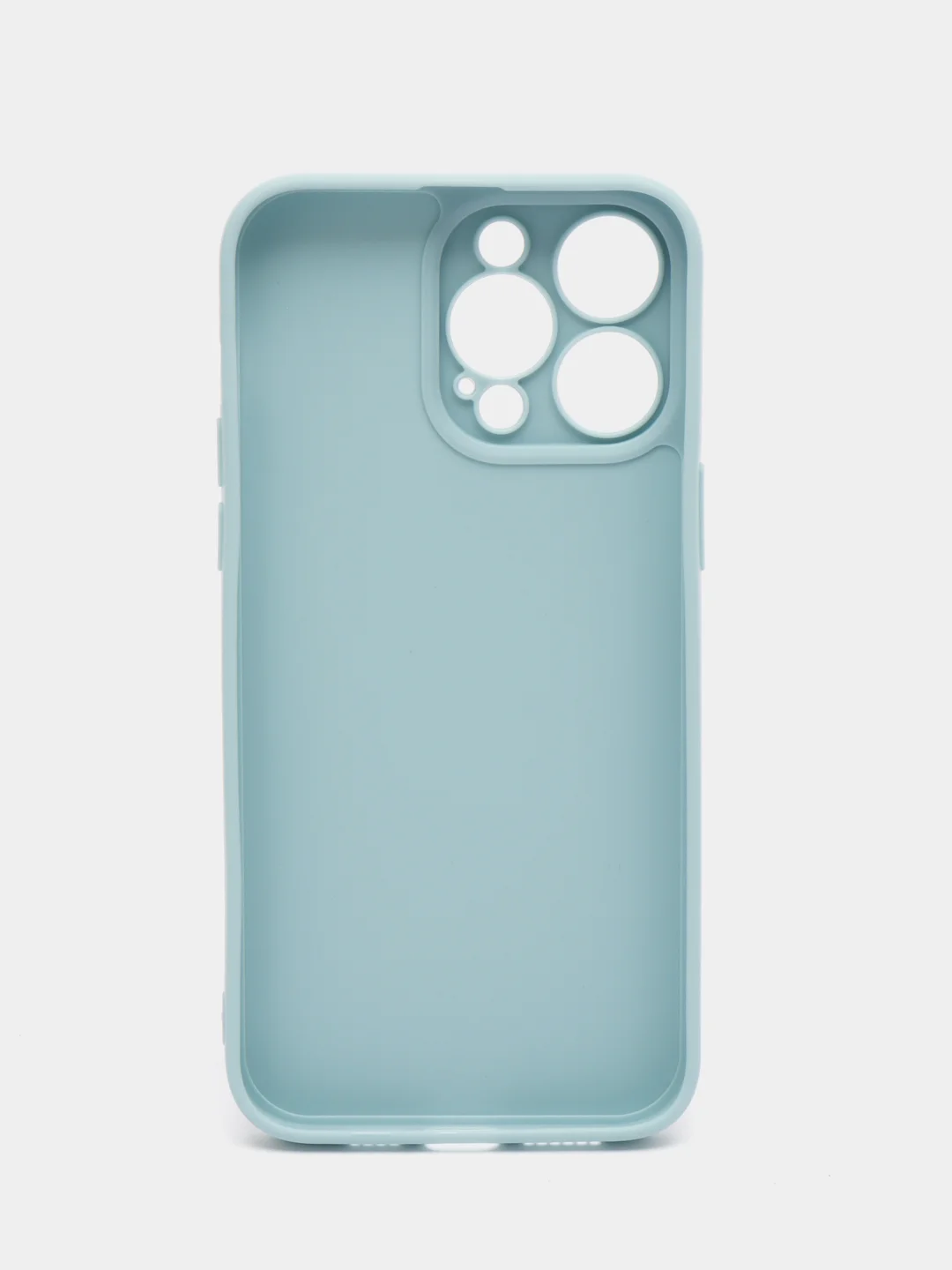 Светло-синий чехол для iPhone 14 / 14 Pro / 14 Plus / 14 Pro Max (айфон 14) силиконовый