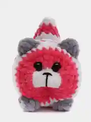 Фуксия плюшевая мягкая игрушка "Кот-колобок"