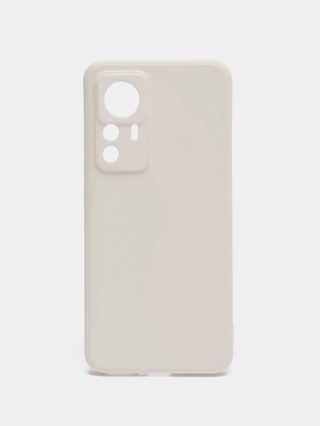 Белый чехол Xiaomi 12T / 12T Pro / Сяоми 12Т / 12Т Про силиконовый