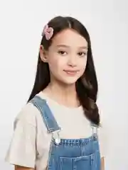 Розовый детские заколки