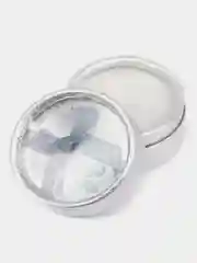 Серебряный коробка подарочная круглая d.5,5см, h.3,6см, упаковка для подарка