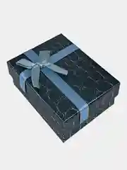 Зеленый коробка подарочная, упаковка для подарка  3х7х9см