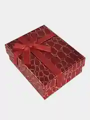Красный коробка подарочная, упаковка для подарка  3х7х9см