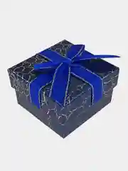 Синий коробка подарочная, упаковка для подарка 3х5х5см