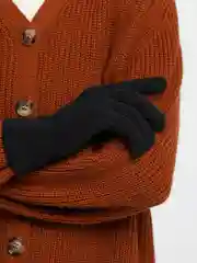 Черный перчатки унисекс, 5 цветов