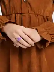 Лавандовый кольцо детское "Корона"