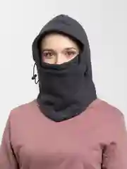 Серый балаклава флисовая