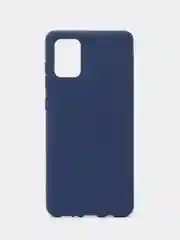 Темно-синий чехол Samsung Galaxy A71, Самсунг Галакси А71 силиконовый, цветной, матовый