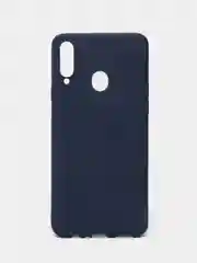 Темно-синий чехол Samsung Galaxy A20s, Самсунг Галакси А20с силиконовый цветной матовый