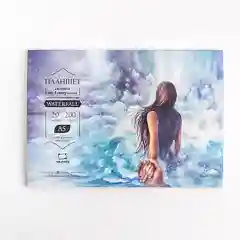Склейка для акварели Малевичъ "Waterfall", 200 г/м2, А5, 20 л