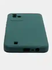 Зеленый чехол Realme NARZO 50i / Реалми Нарзо 50 ай, силиконовый