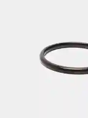 Черный обручальное кольцо из стали, унисекс - для мужчин и женщин / Тонкое кольцо