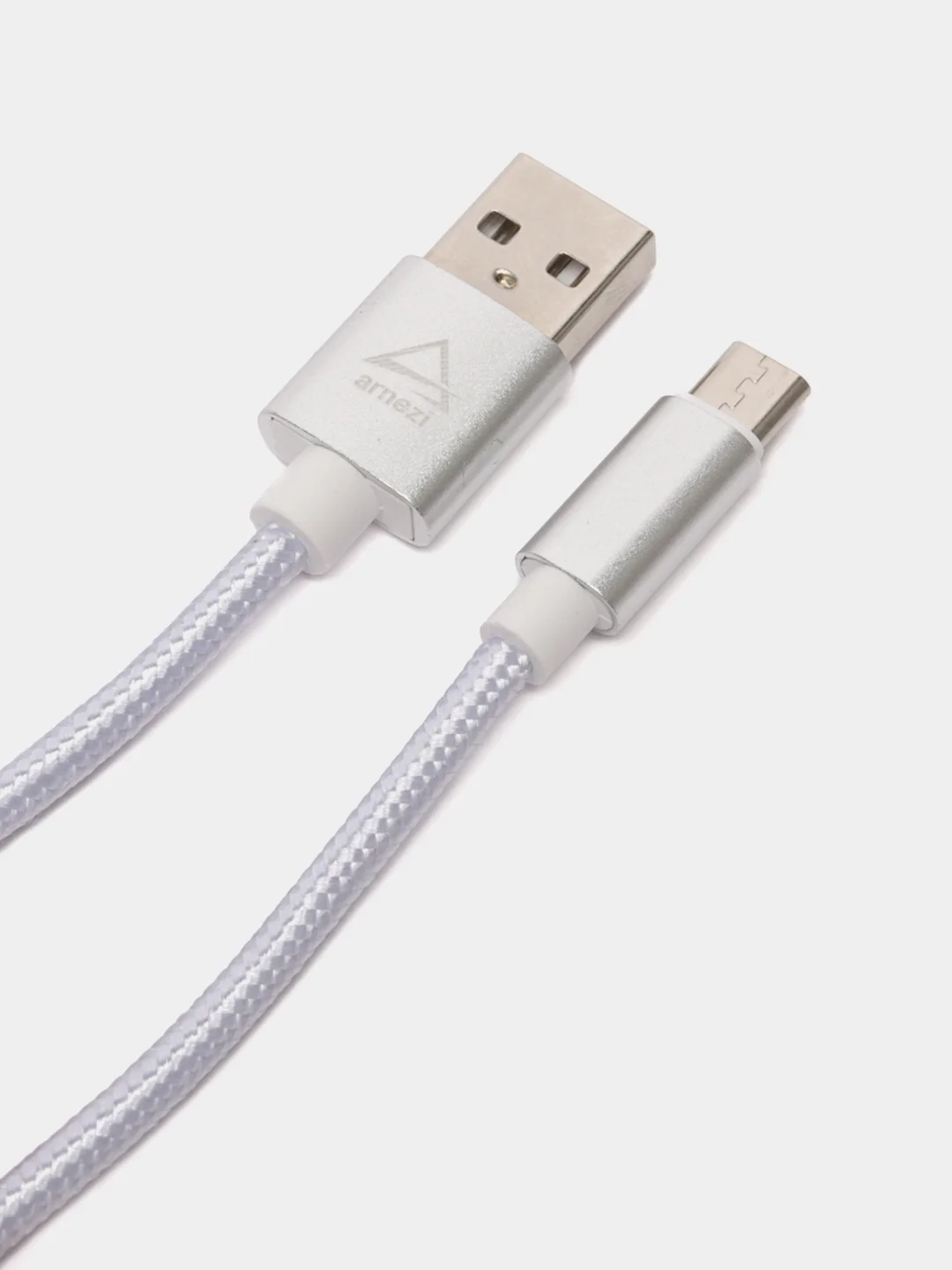 Белый кабель Arnezi для зарядки и передачи данных, micro USB