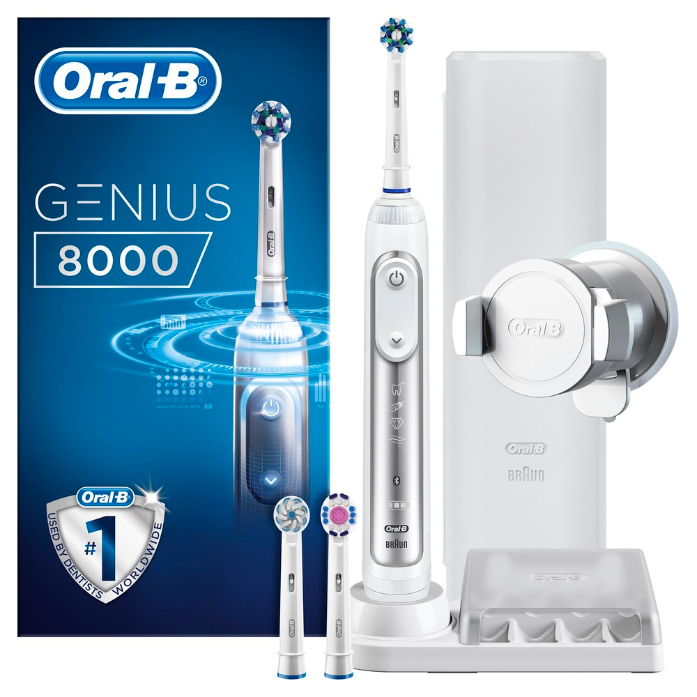 Электрическая зубная щетка Oral-B Genius 8000 купить по цене 9374 ₽ в  интернет-магазине Магнит Маркет