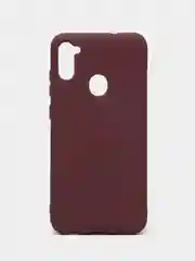 Бордовый чехол Silicone Case Samsung A12, M12, A11, A10, A3, A02s, A01, A01 Core
