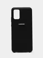 Черный чехол Silicone Case Samsung A12, M12, A11, A10, A3, A02s, A01, A01 Core