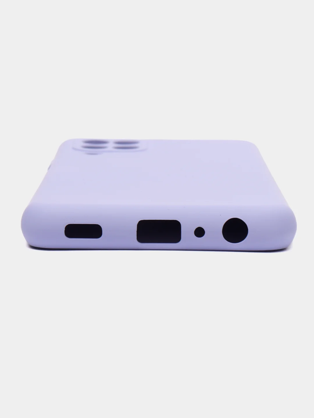 Лавандовый чехол Silicone Case для Samsung A42, A41, A40, A32, A31, A30, A3, A22, A21s, A20