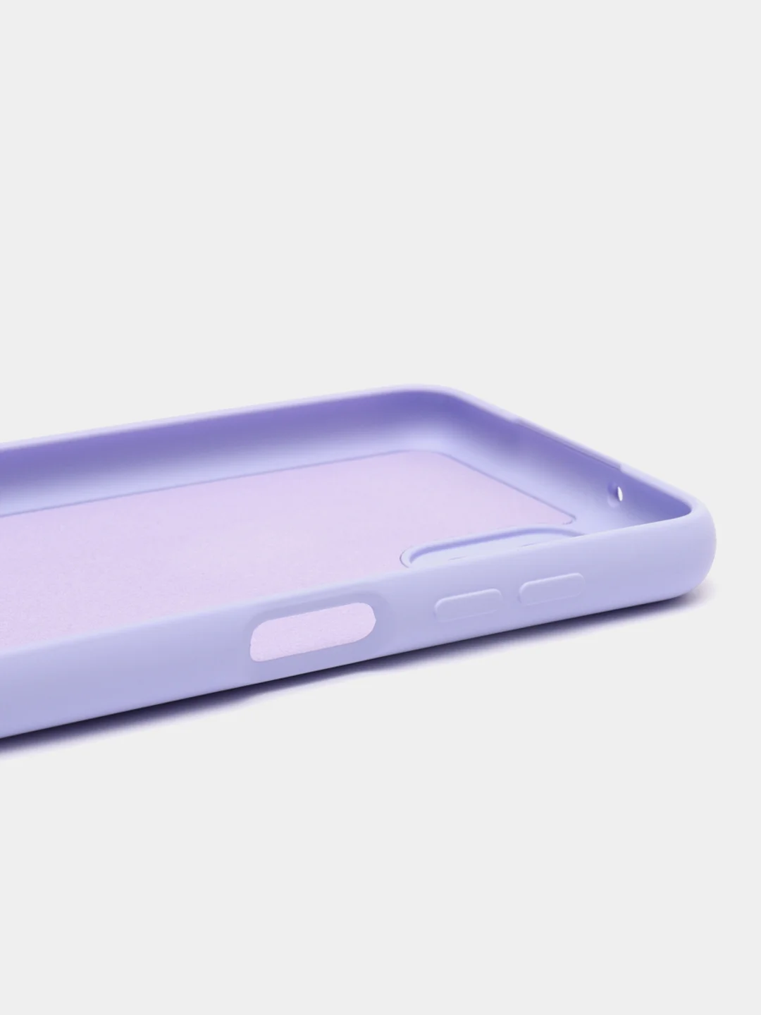 Лавандовый чехол Silicone Case Samsung A12, M12, A11, A10, A3, A02s, A01, A01 Core