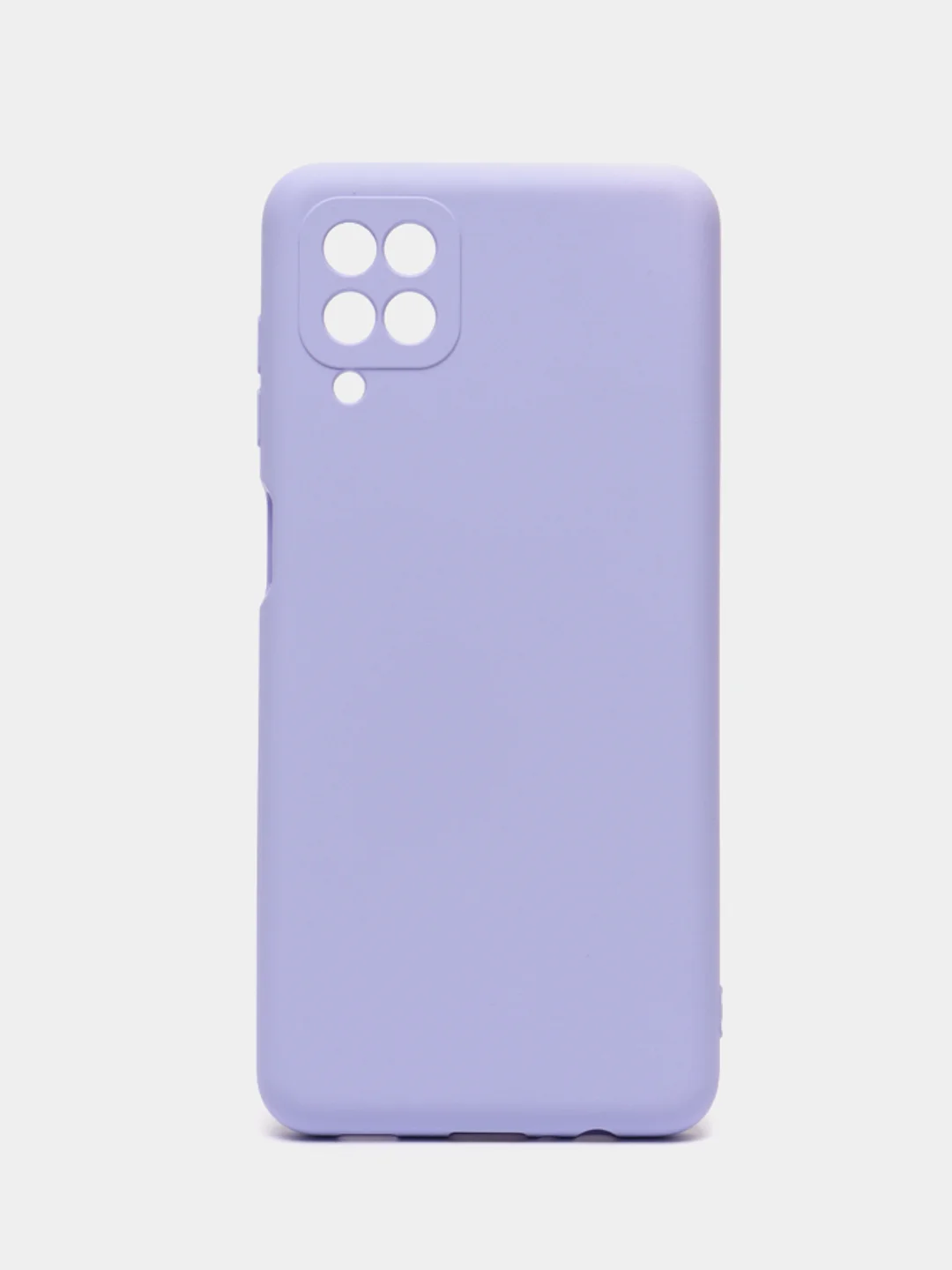 Лавандовый чехол Silicone Case Samsung A12, M12, A11, A10, A3, A02s, A01, A01 Core
