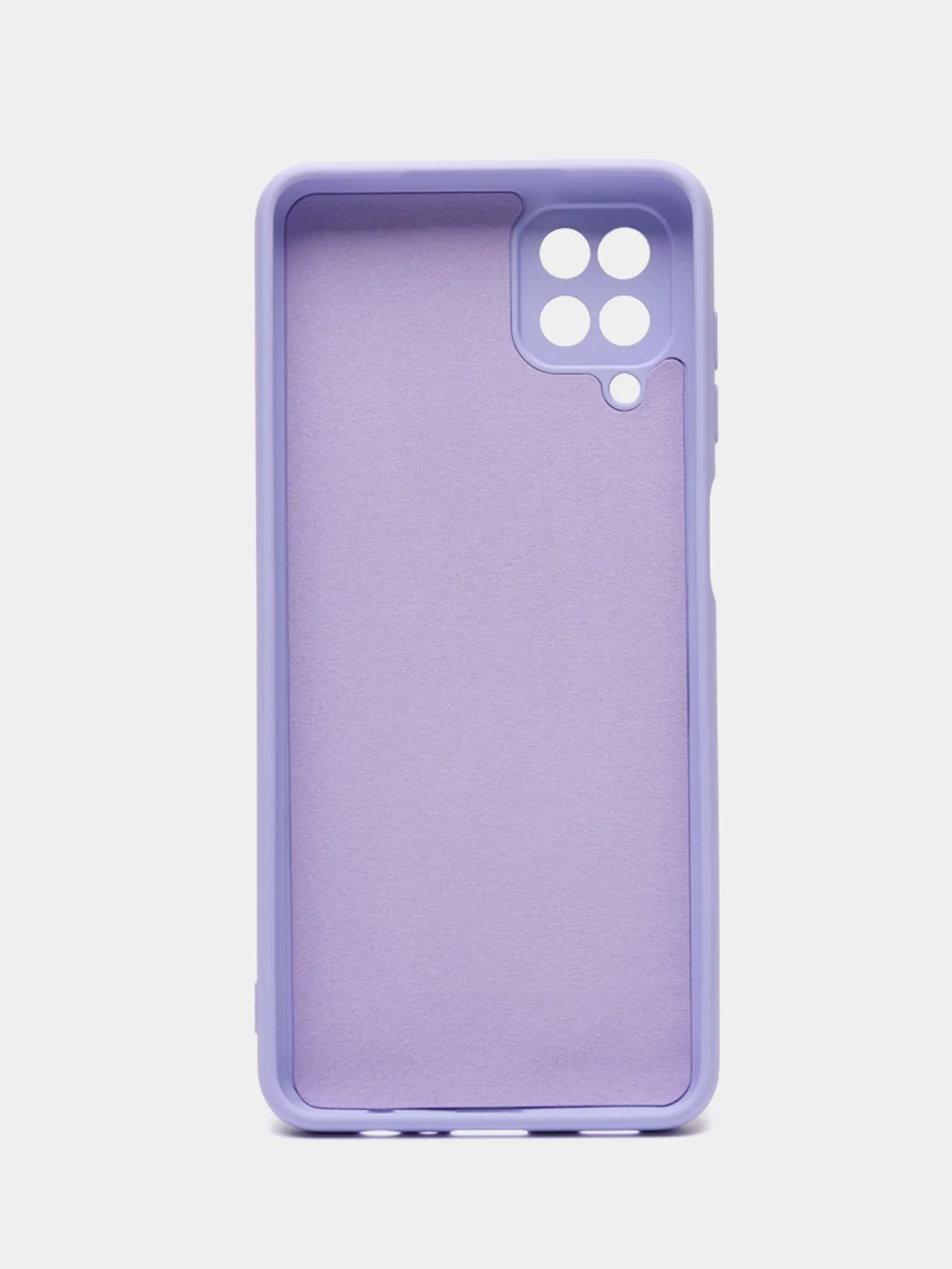 Лавандовый чехол Silicone Case Samsung A12, M12, A11, A10, A3, A02s, A01, A01 Core