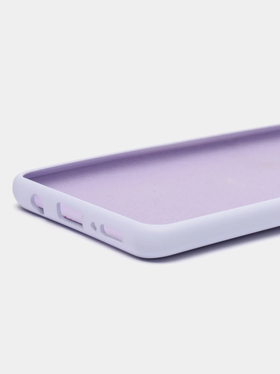 Лавандовый чехол Silicone Case Samsung A9, A8, A8+, A7, A72, A70, A6, A6+, A5, A52, A51, A50